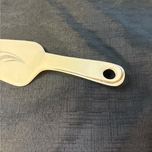 Vintage Ceramic Cake Server With Tulip Modif - Picture 3 of 6